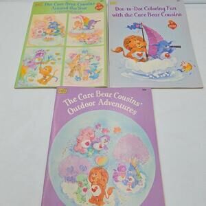 1985 Care Bear Cousins‎ Coloring Books